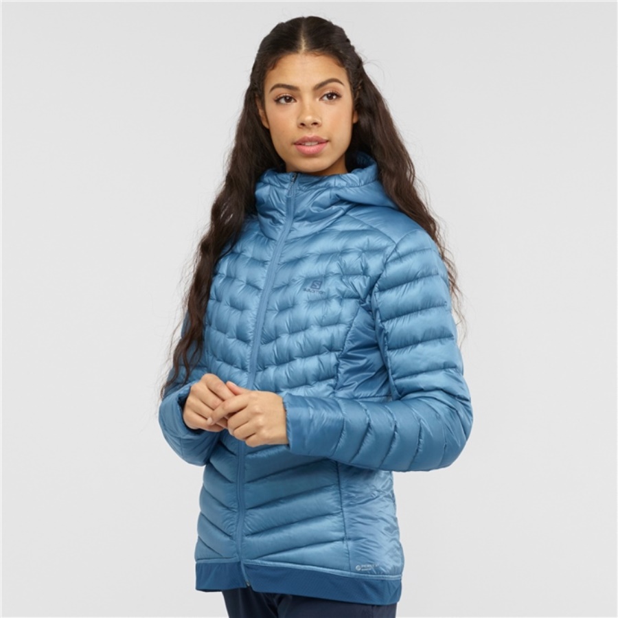 OUTLINE DOWN HOODIE Kadın